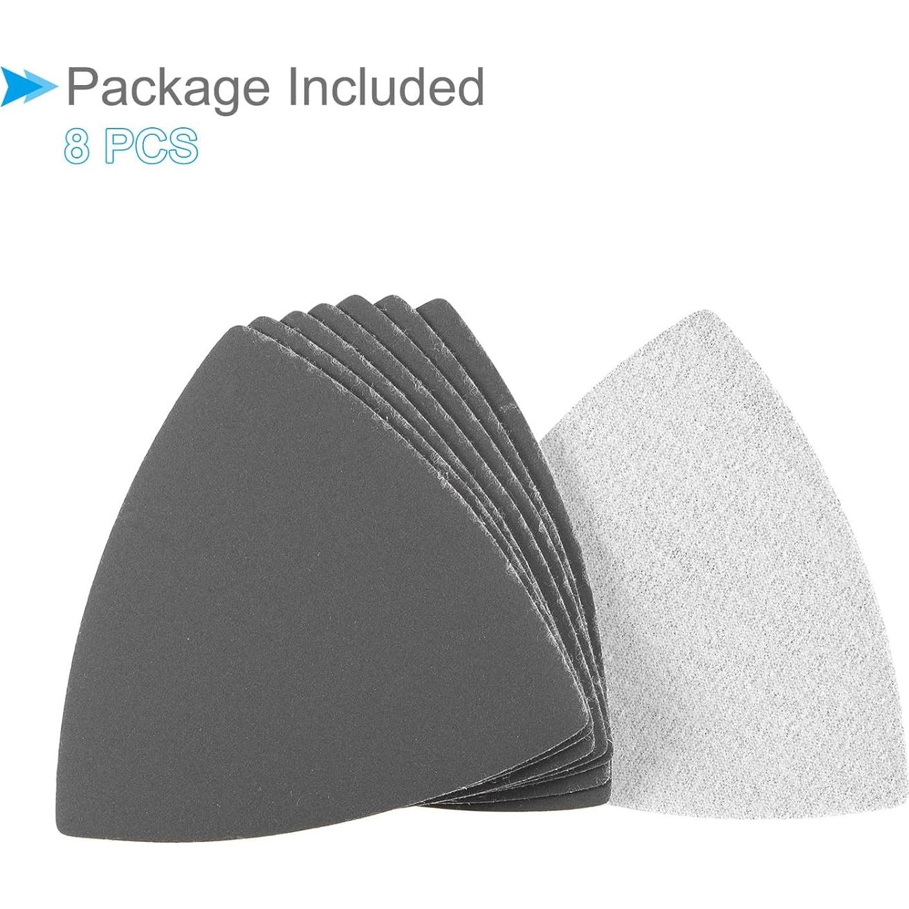 Discos de Lijado Triangulares CoCud 90mm 800 Granos 8 Piezas