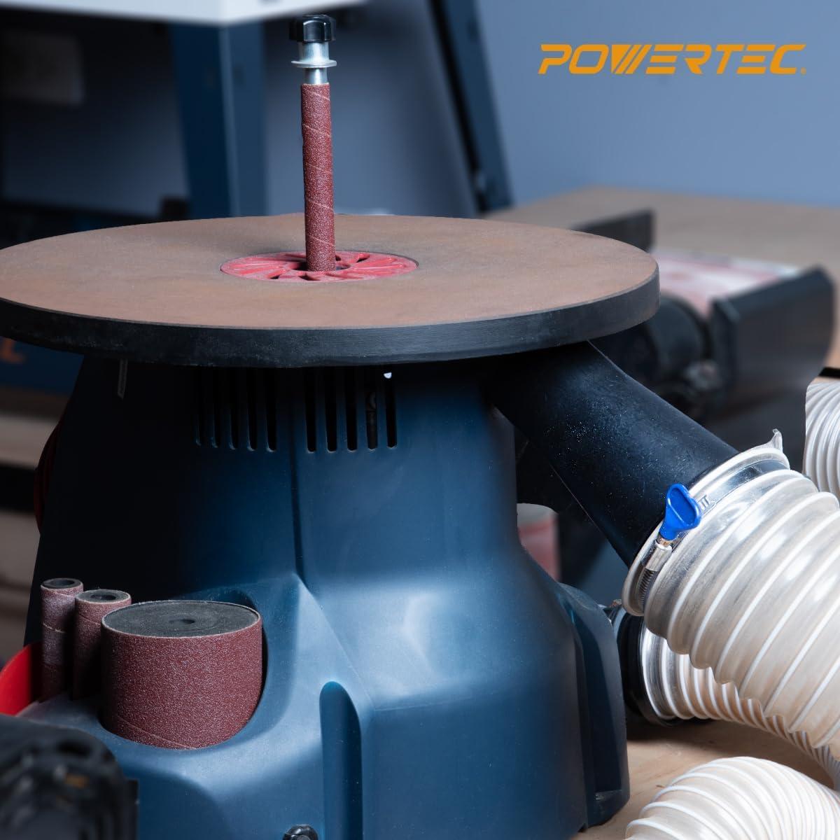 Adaptador reductor POWERTEC 4" a 5,72 cm 2pk