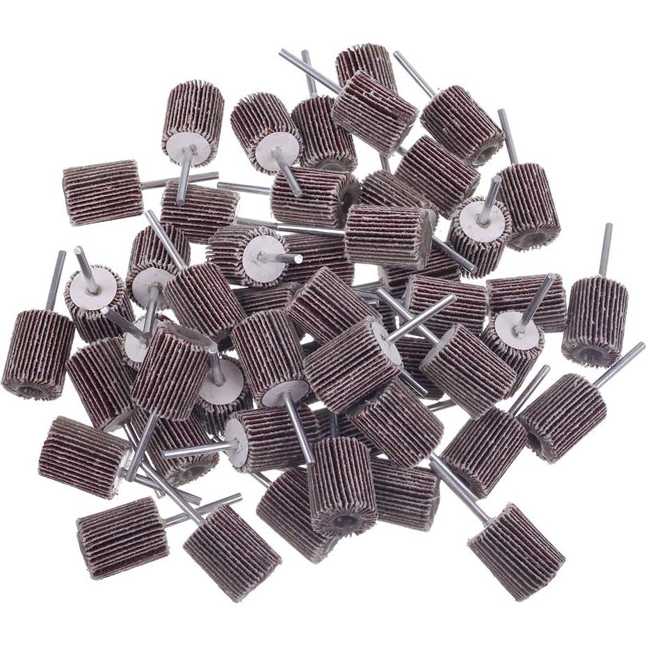 Juego de 100 Ruedas de Lijado Mixiflor 80 Granos 3.20cm