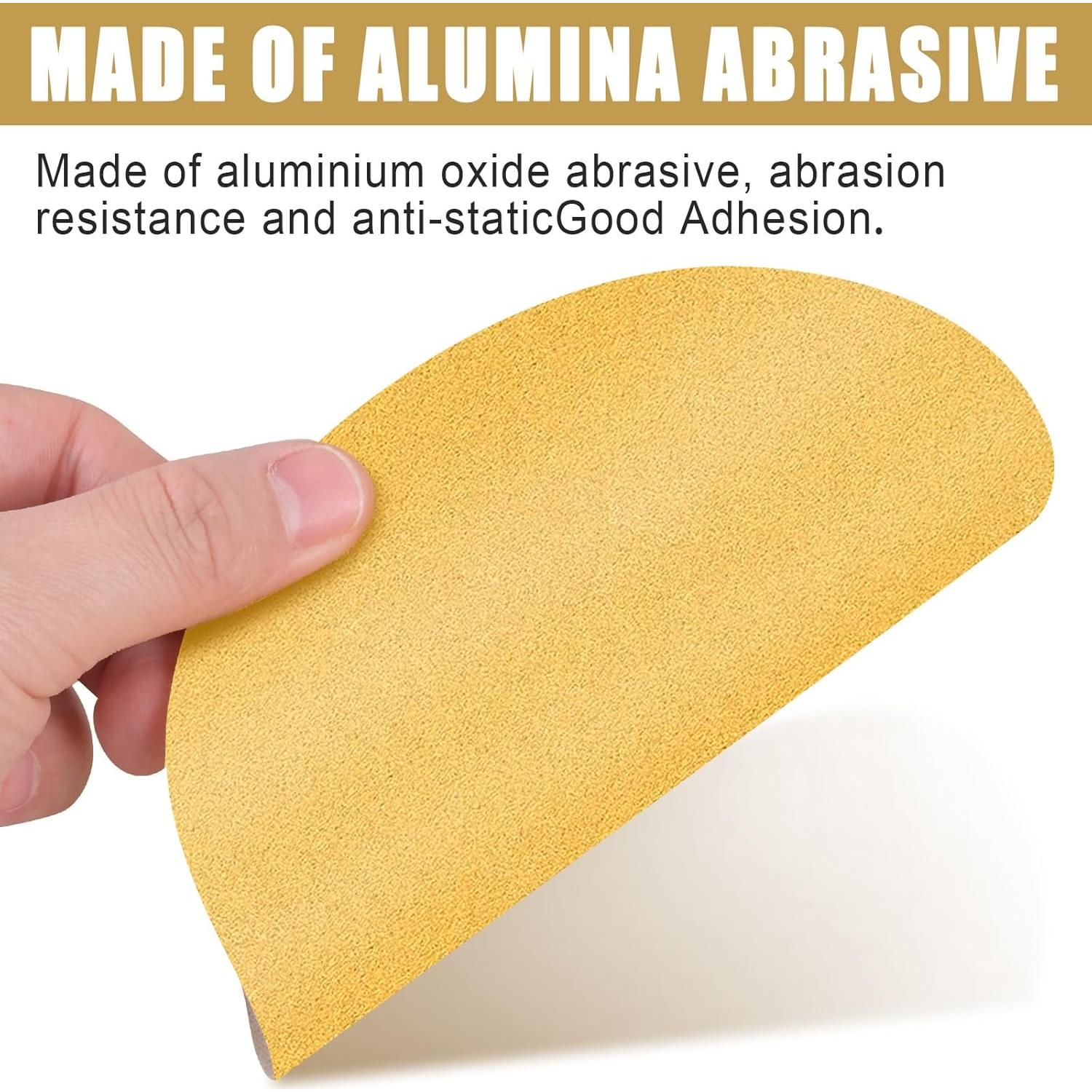 Discos de Lijado 150 Granos SSIIXX 15 cm Hook and Loop - 100 Pzas