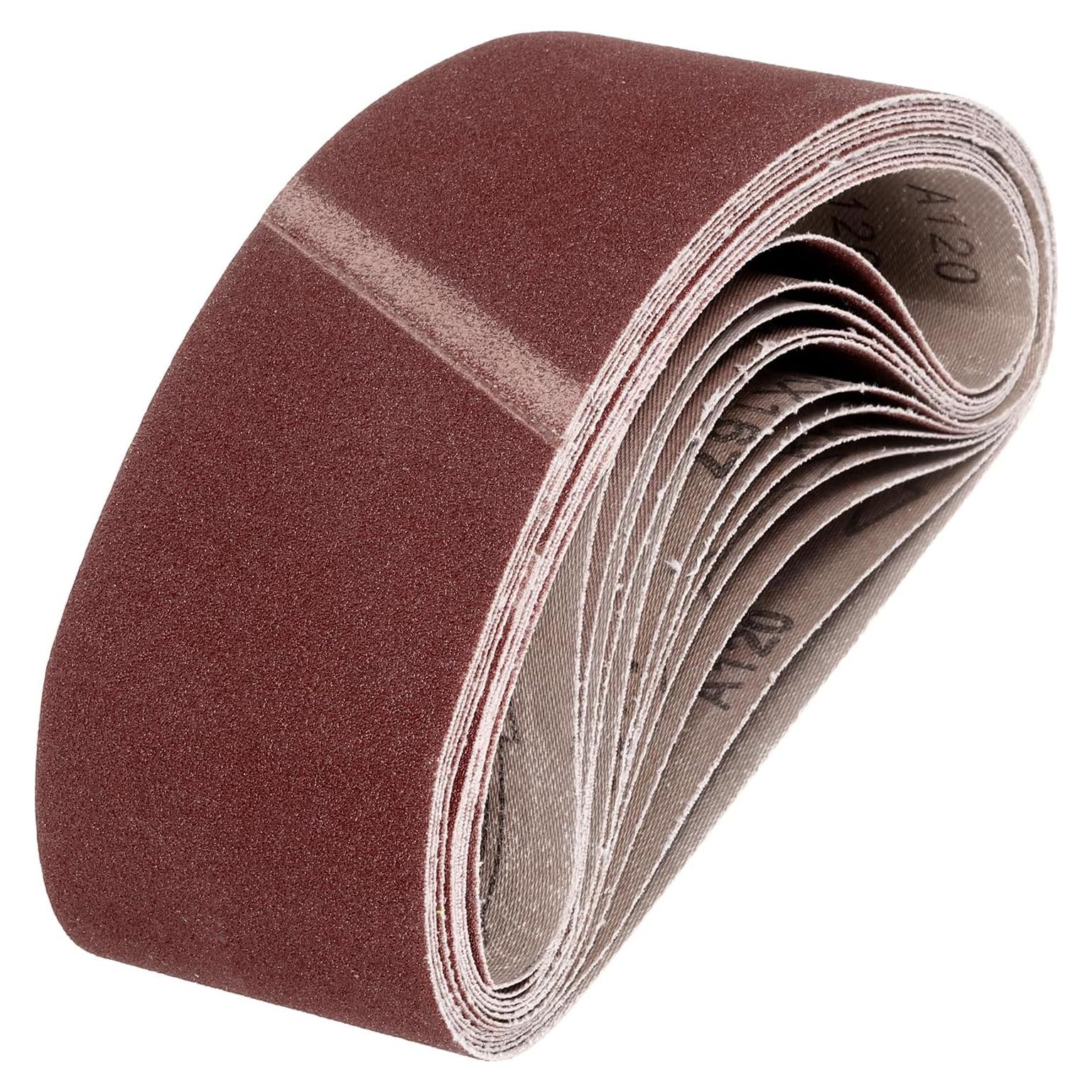 Cintas de Lijado HARFINGTON 76x533mm 120 Granos 2 Pcs