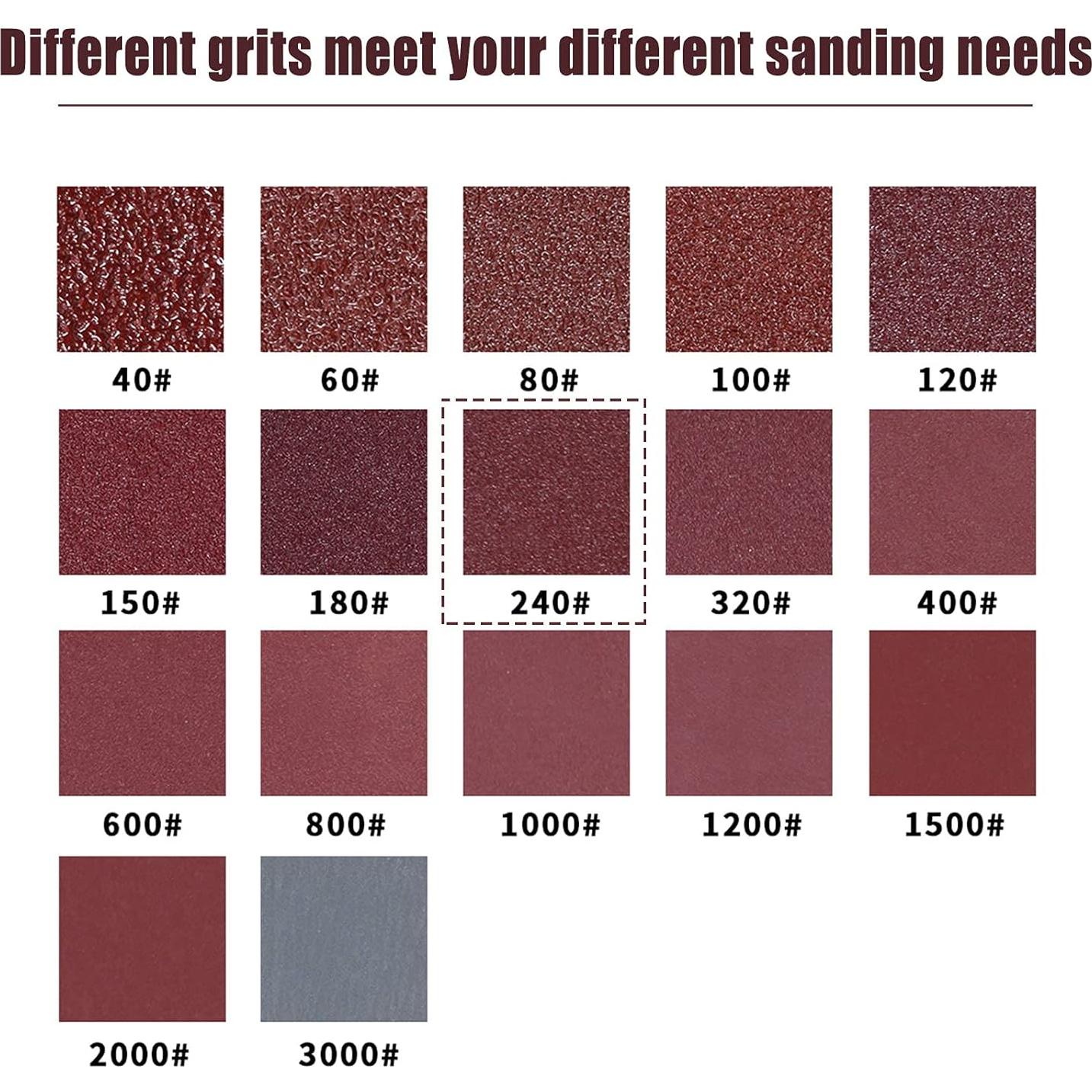 Discos de Lijado SPEEDWOX 50pcs 98mm 240 Granos Gancho