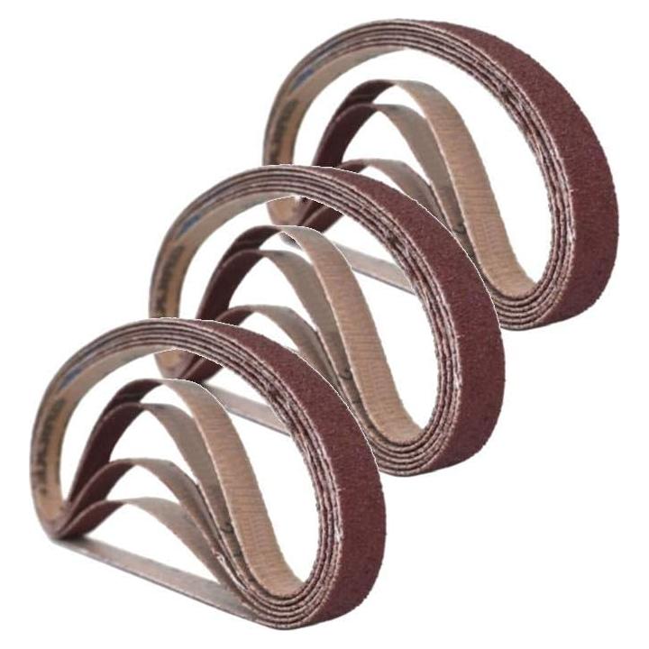 Cintas de Lijado Zivisk 25mm x 760mm 15 Piezas Granos 60-240