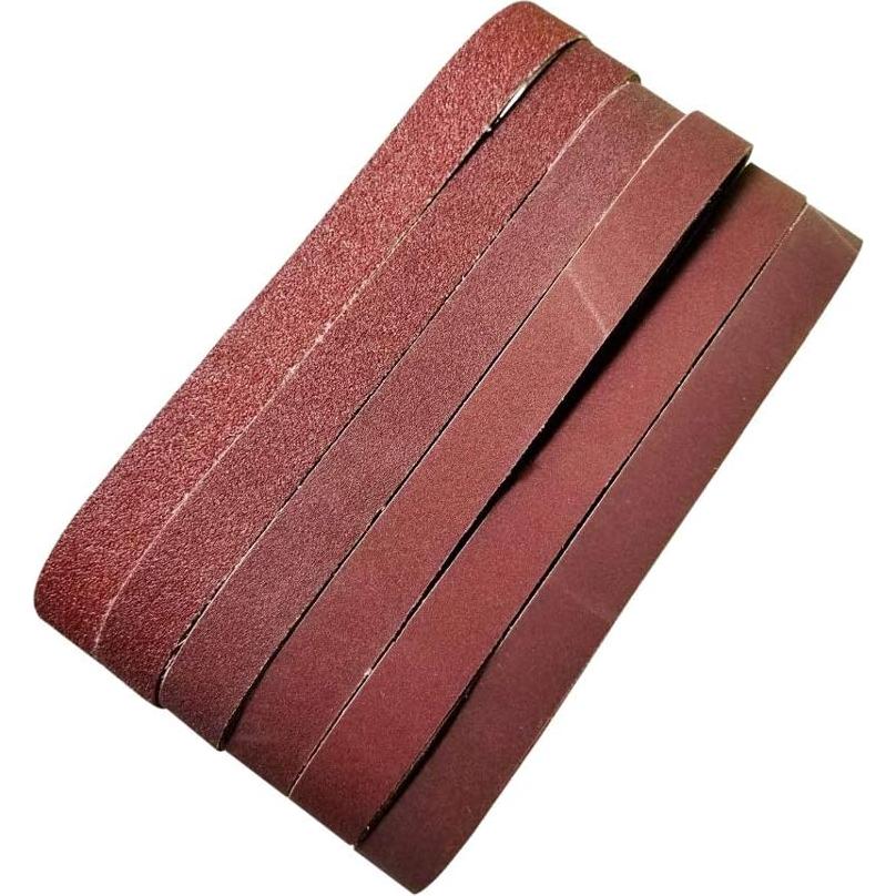 Cintas de Lijado Zivisk 25mm x 760mm 15 Piezas Granos 60-240