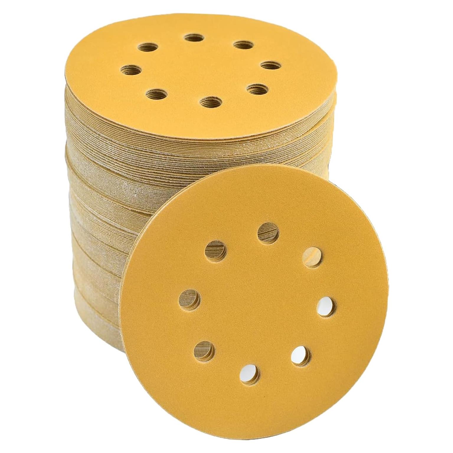 Discos de Lija Autoadhesivos FAWTEEM 220 Grano 100 Paquetes