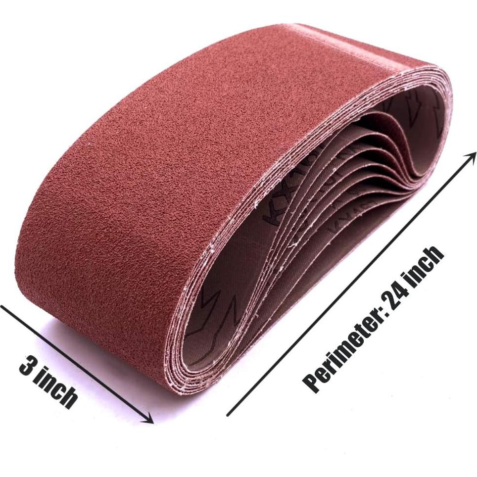 Cintas de Lijado 3x24 cm SHUTTLE GENIUS 40 Granos Paquete 12