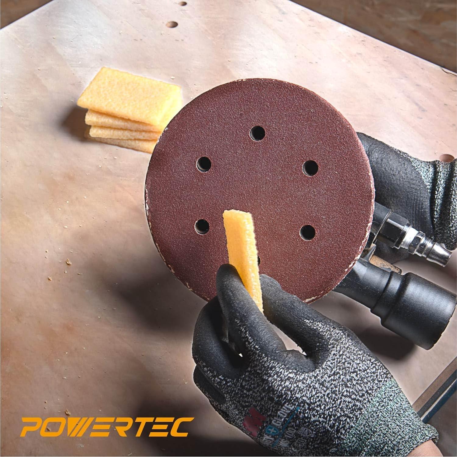 Bloques de Limpieza Abrasiva POWERTEC 10PK para Lijadoras
