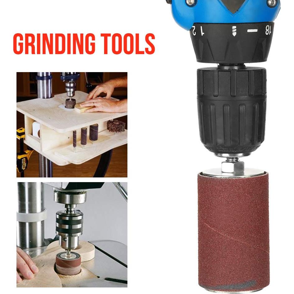 Juego de Lijadora de Tambor 20 Piezas Walfront con Estuche