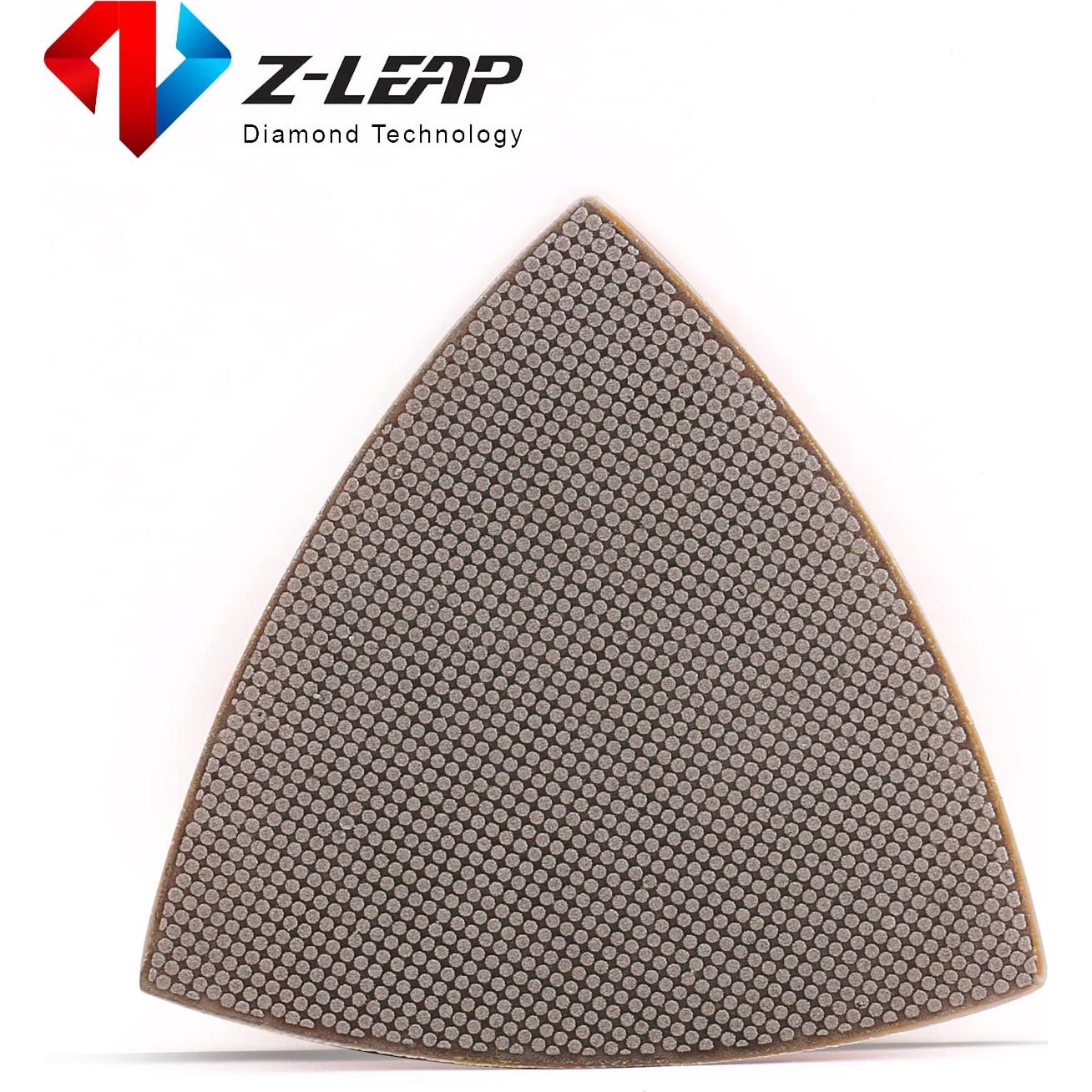Discos de Lijado Triangulares Z-LEAP 80mm Grano 200 - 2pcs