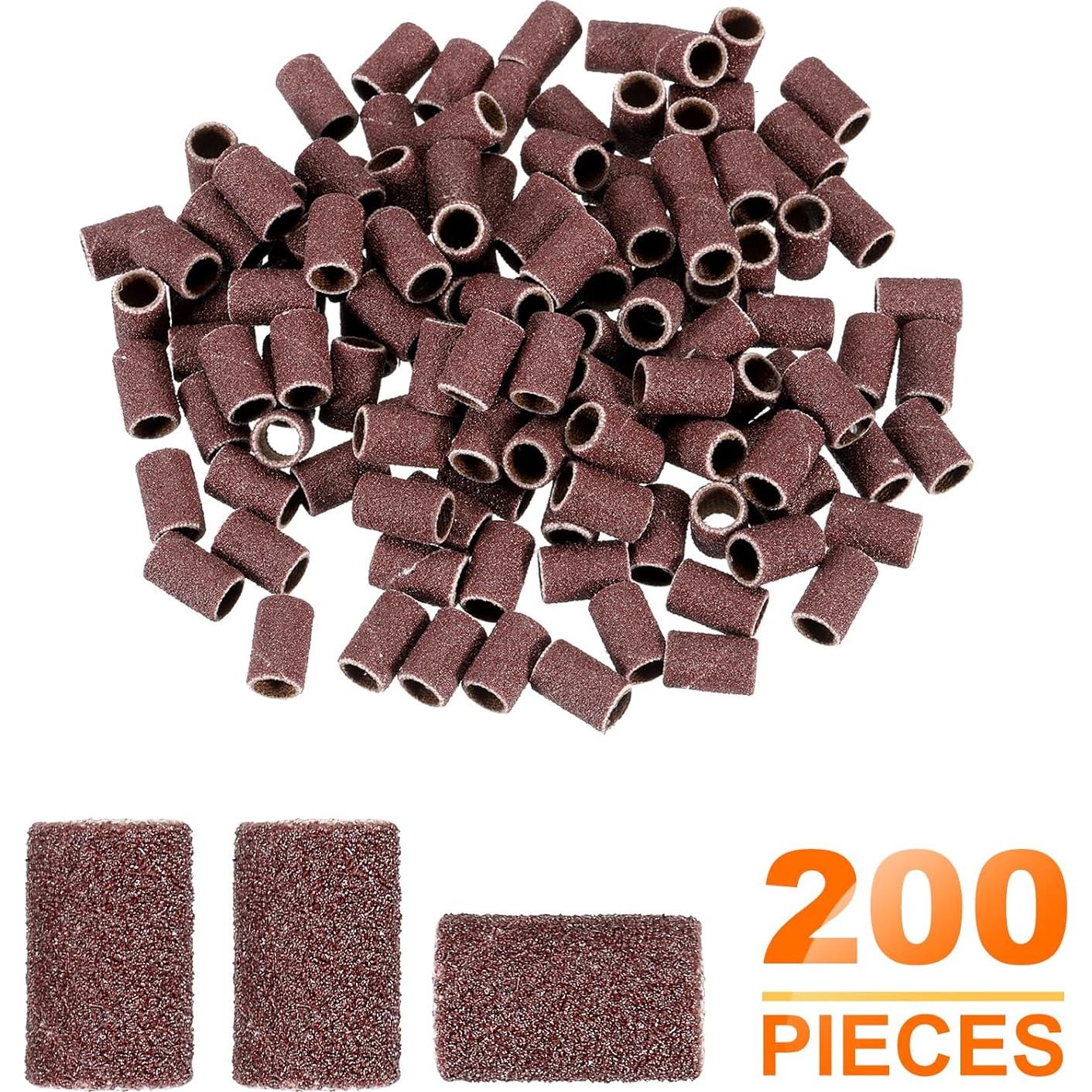 Manguitos de Lijado HARFINGTON 200pcs Grano 150 6,35mm