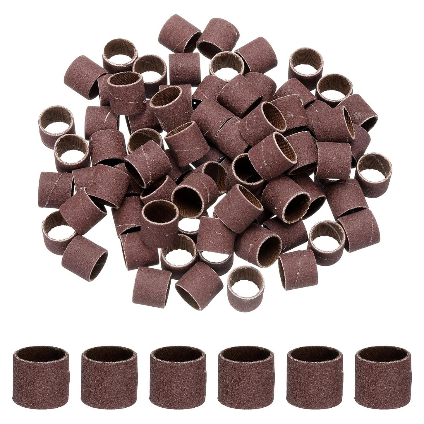 Manguitos de Lijado HARFINGTON 200pcs 12,7mm Grano 320