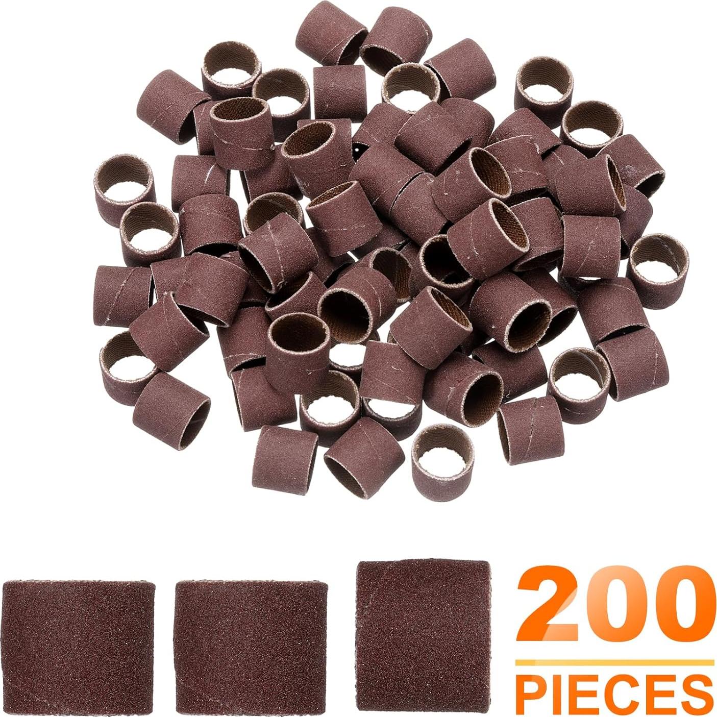 Manguitos de Lijado HARFINGTON 200pcs 12,7mm Grano 320