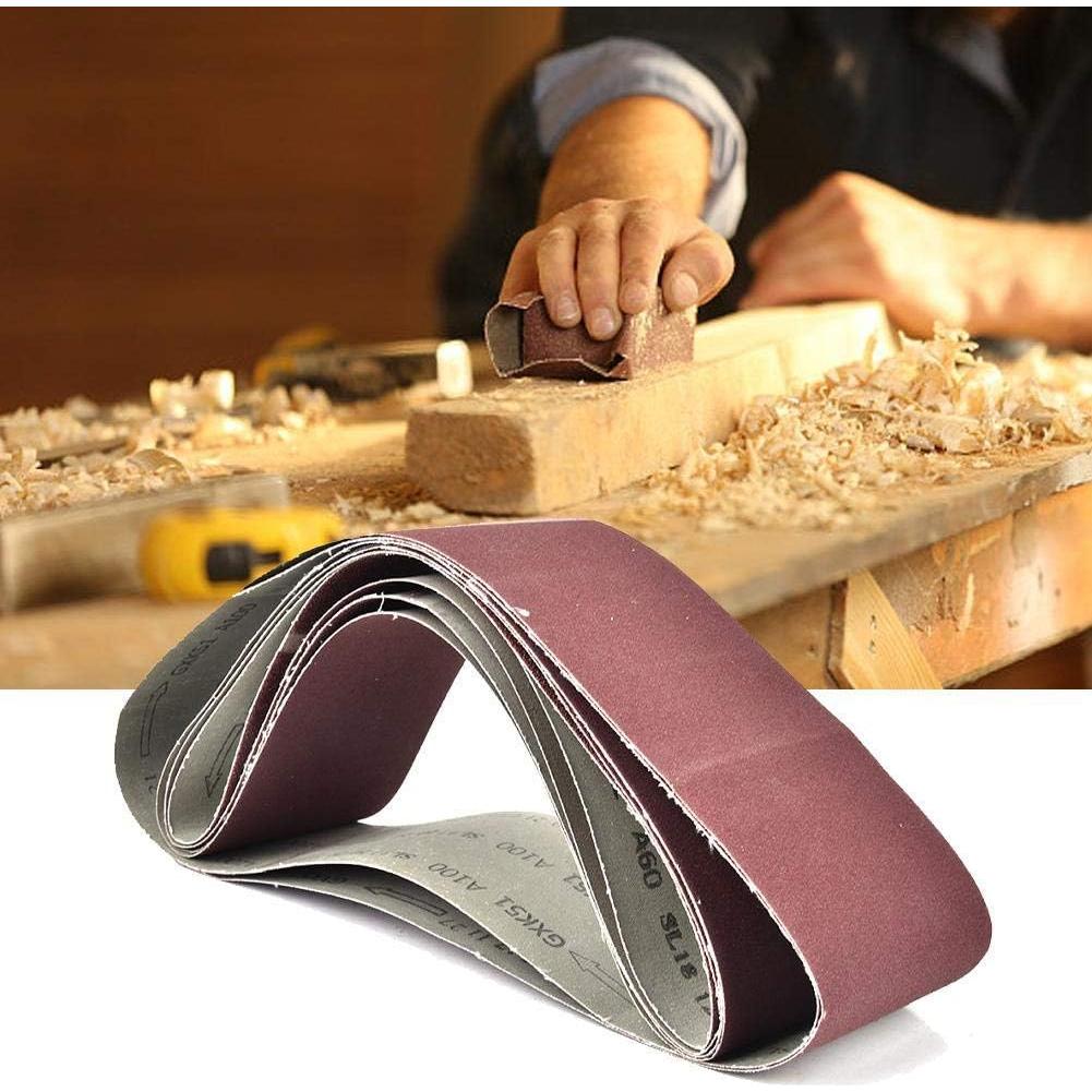 6 Piezas Papel de Lijado Cerámico Grano 60-180 Hyuduo