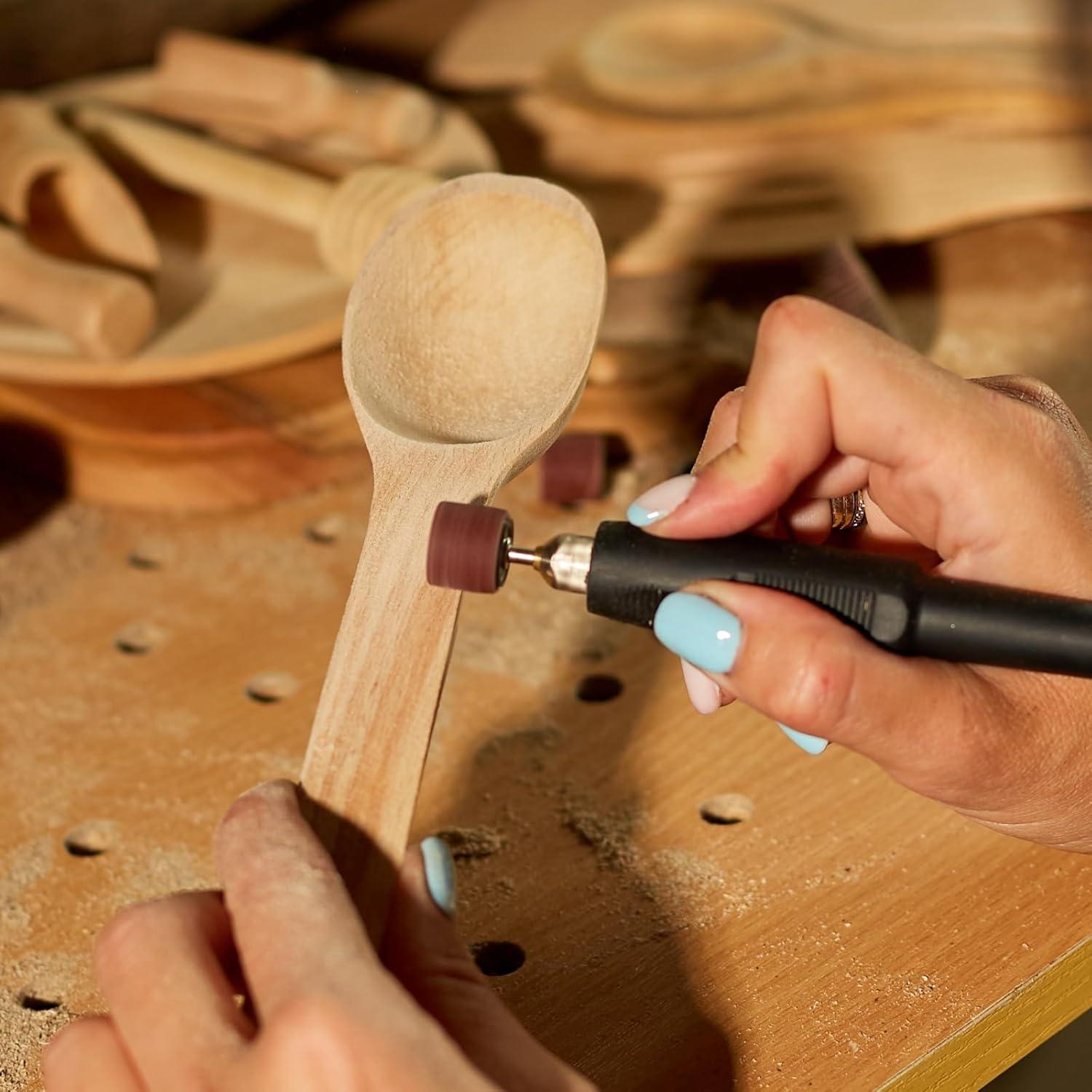 HARFINGTON 200pcs Mangas de Lijado 9.5mm Grano 80 Herramientas