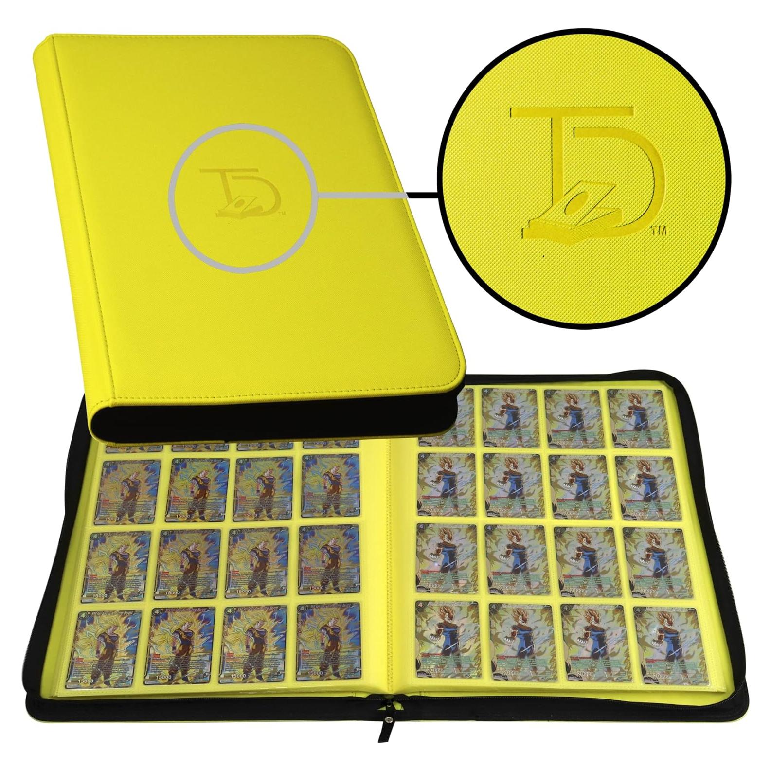 Carpeta TCG TopDeck Amarilla 32 Páginas para 1000 Tarjetas
