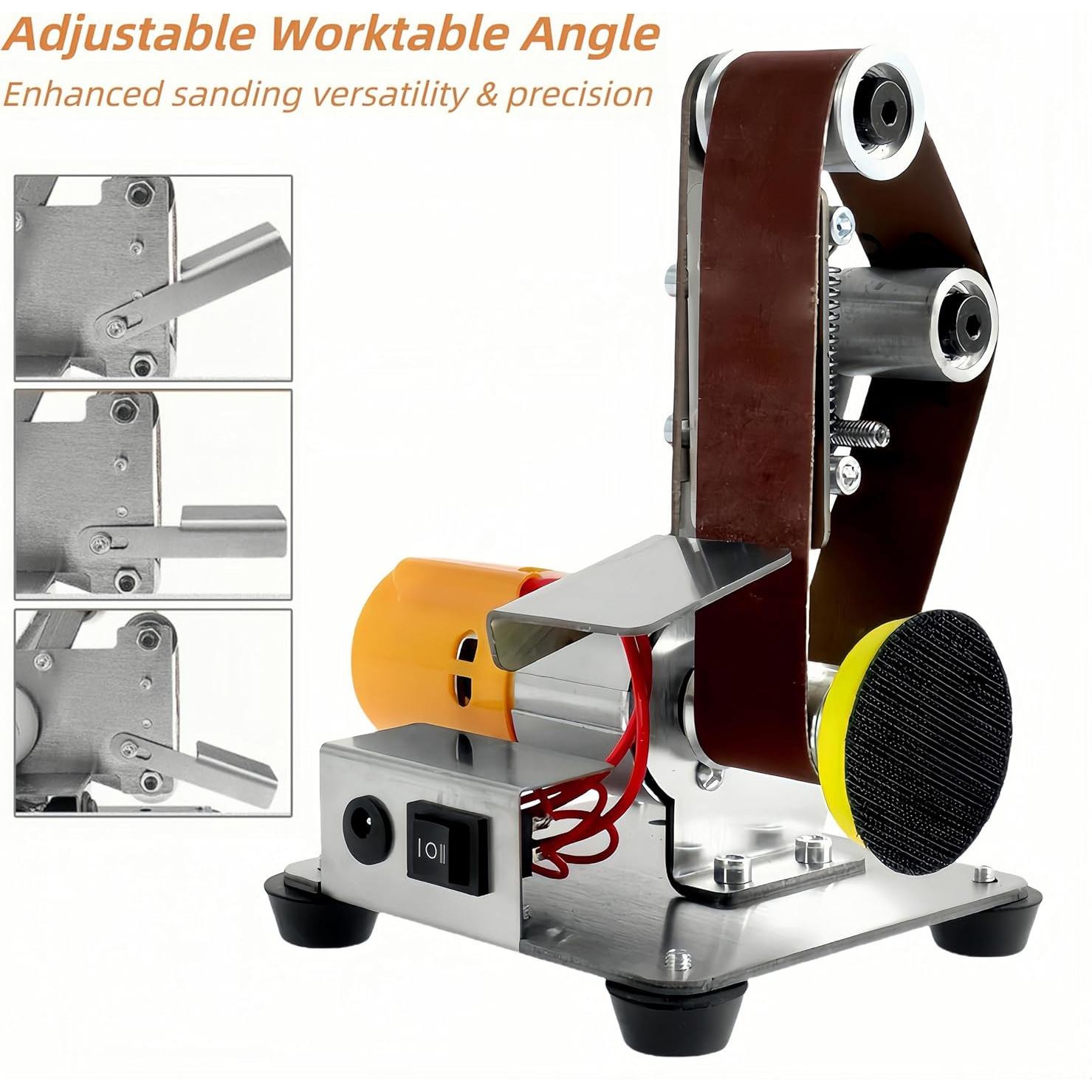 Mini Lijadora de Banco KZU 4000-9000RPM Afilador Eléctrico