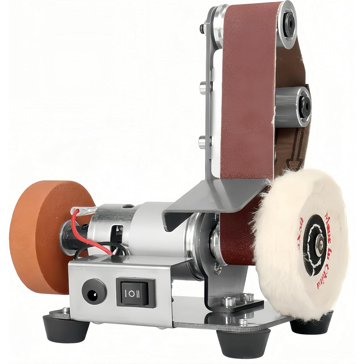 Mini Lijadora de Banco KZU 4000-9000RPM Afilador Eléctrico