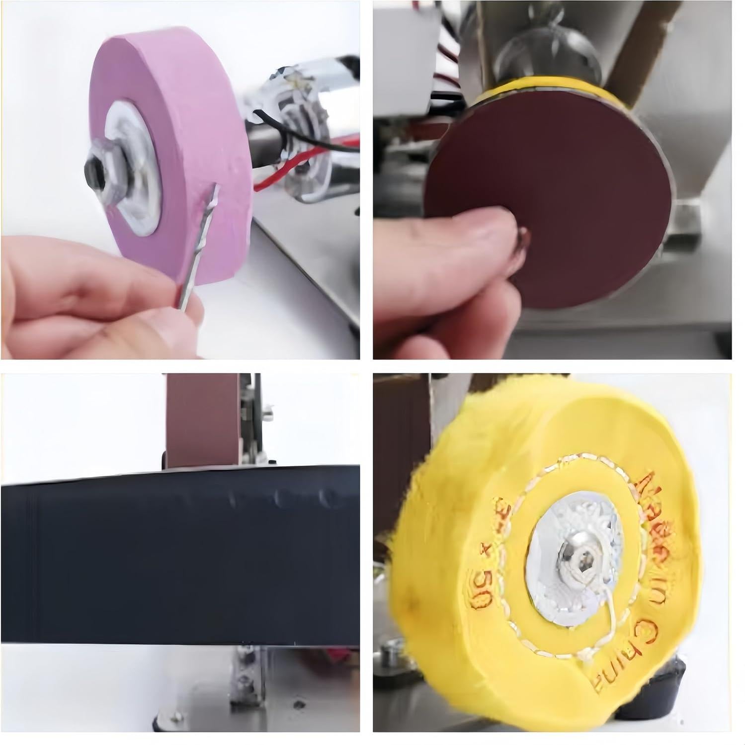 Mini Lijadora de Banco KZU 4000-9000RPM Afilador Eléctrico