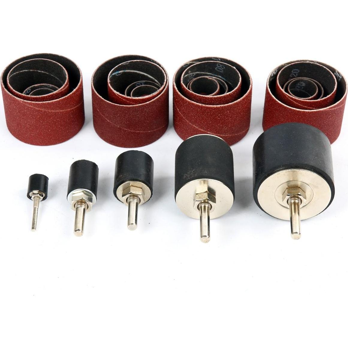 Juego de Lijado 25pcs 8MILELAKE para Taladro Eléctrico