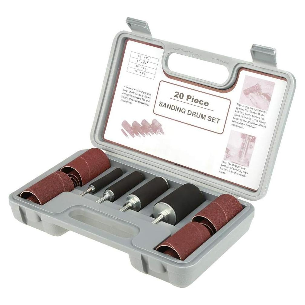 Kit de Lijado de Tambor 20 Piezas Bindpo para Taladro