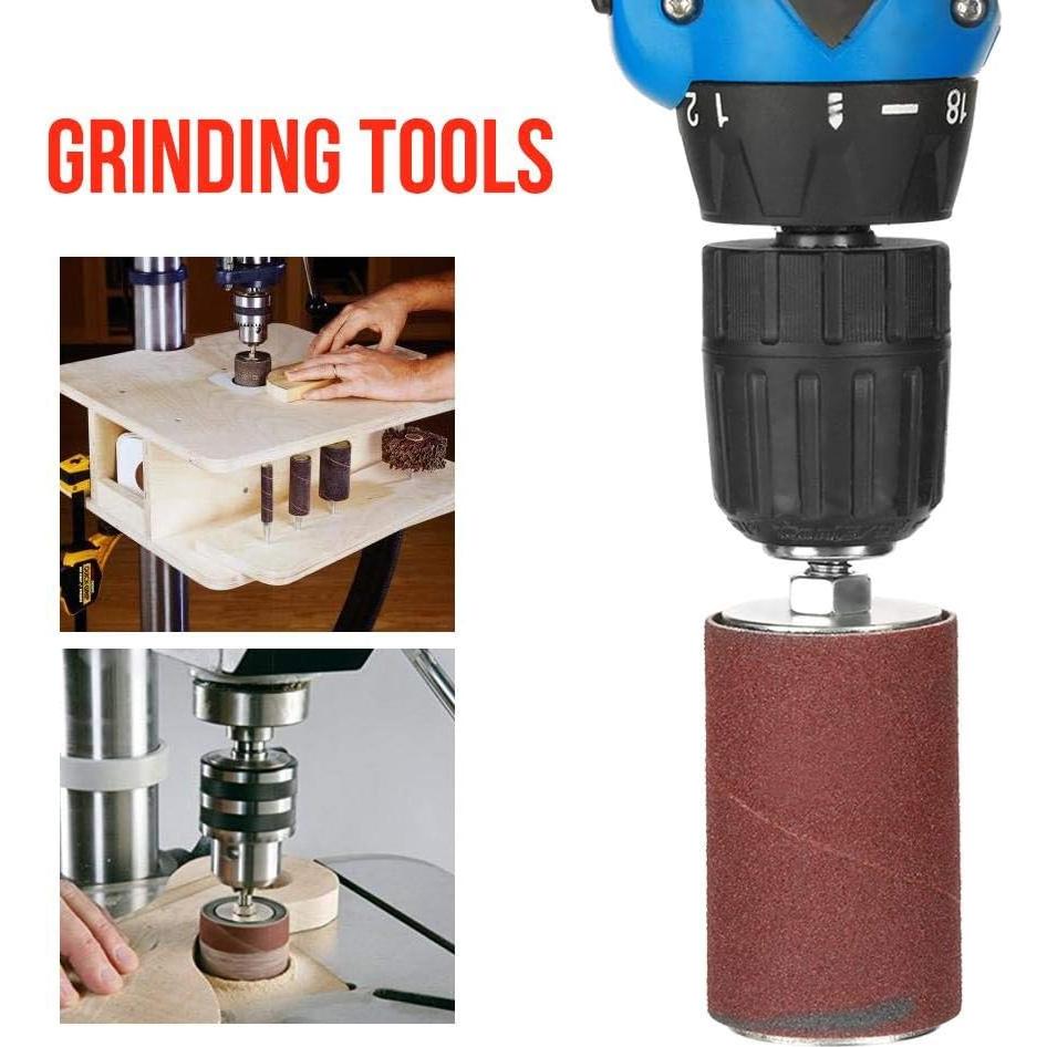 Kit de Lijado de Tambor 20 Piezas Bindpo para Taladro