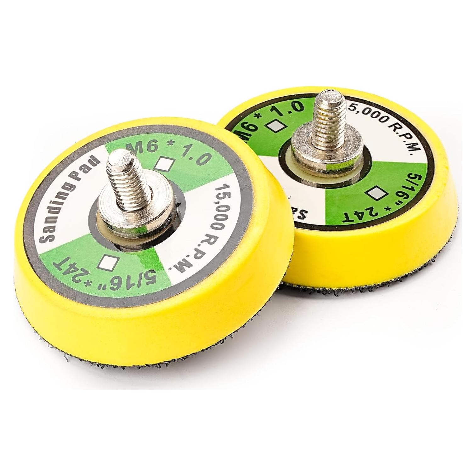 Almohadillas de Respaldo 2" M6 SHUQIU para Lijadora Orbital