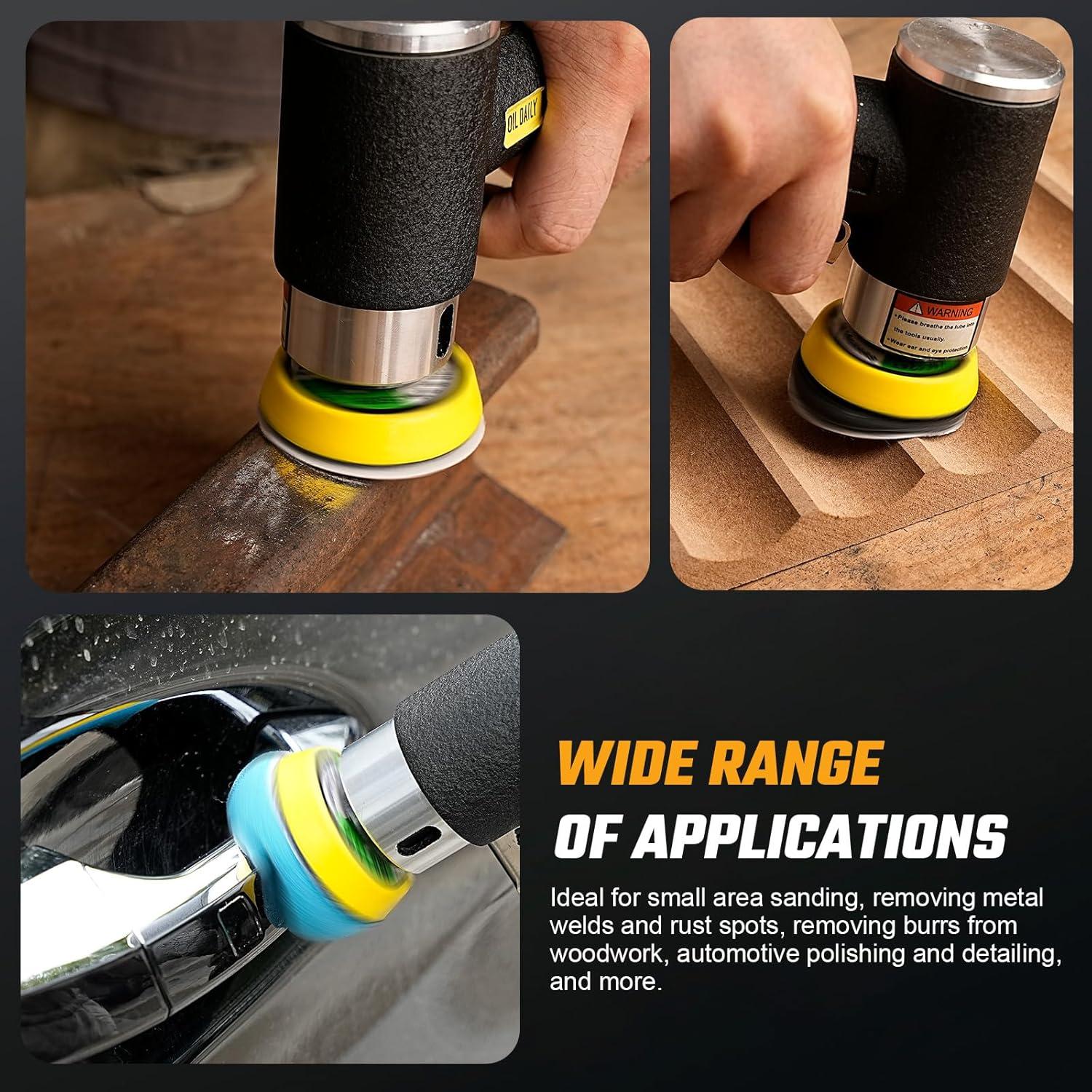 Almohadillas de Respaldo 2" M6 SHUQIU para Lijadora Orbital