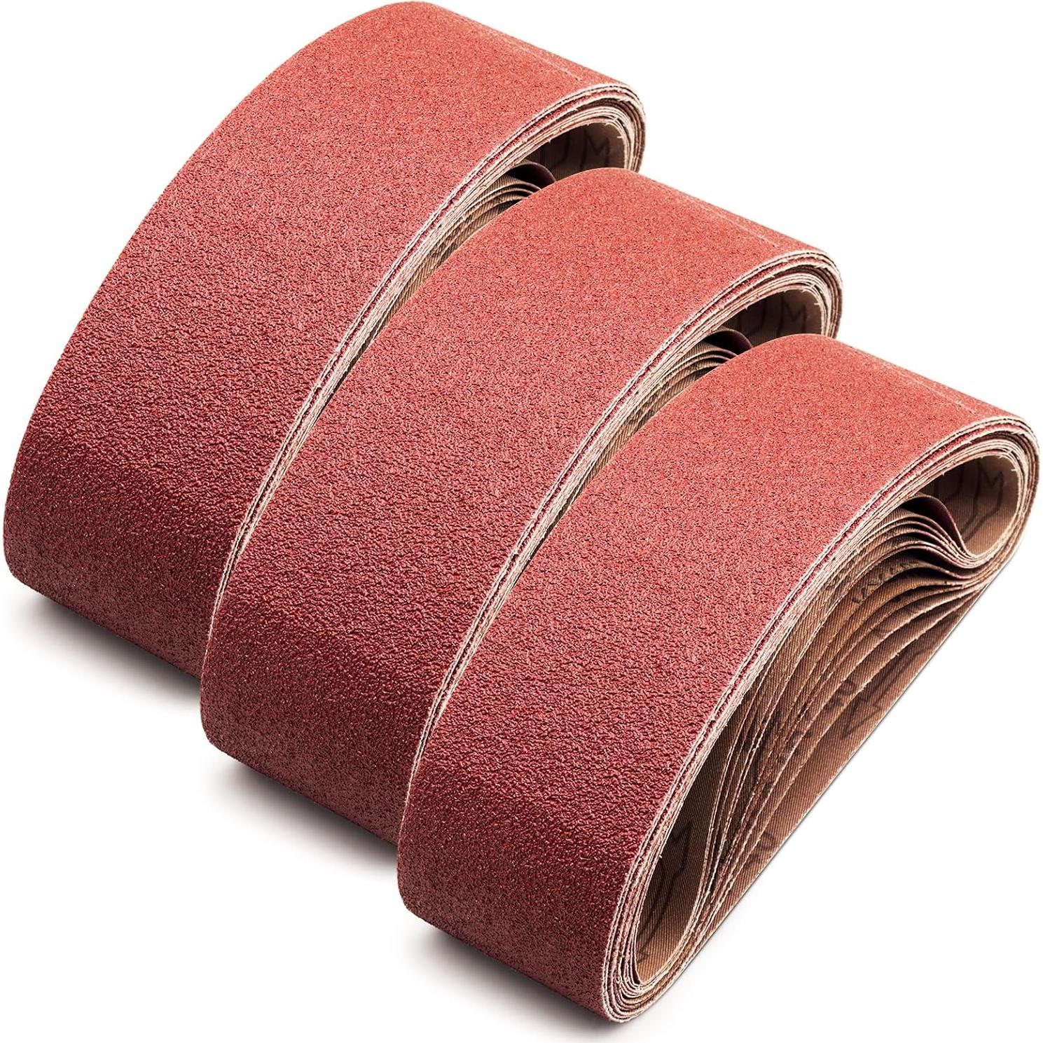 21 Piezas Cintas de Lijado 3x21 Taokyid Granos Variados