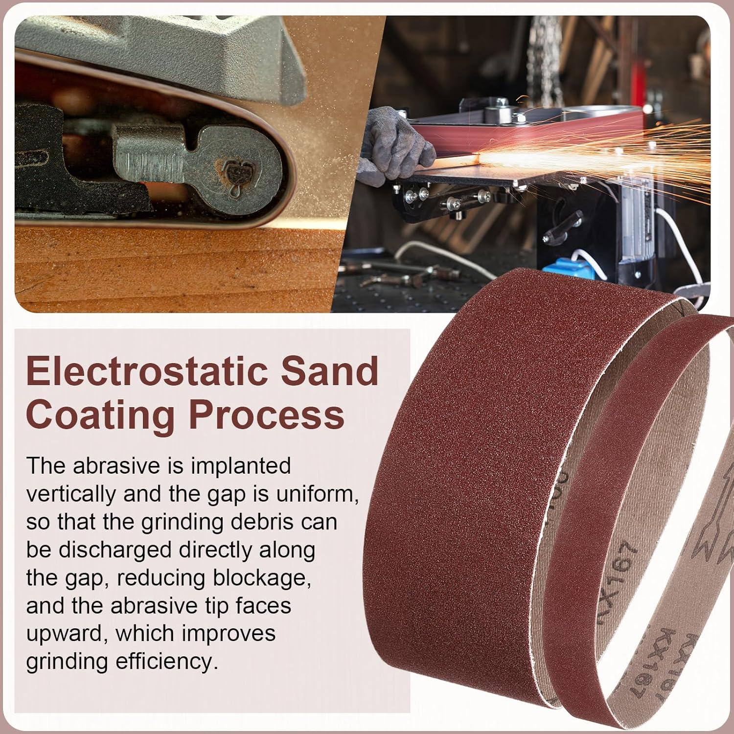 Cinta de Lijado HARFINGTON 30x330mm 120 Granos 10 Pcs