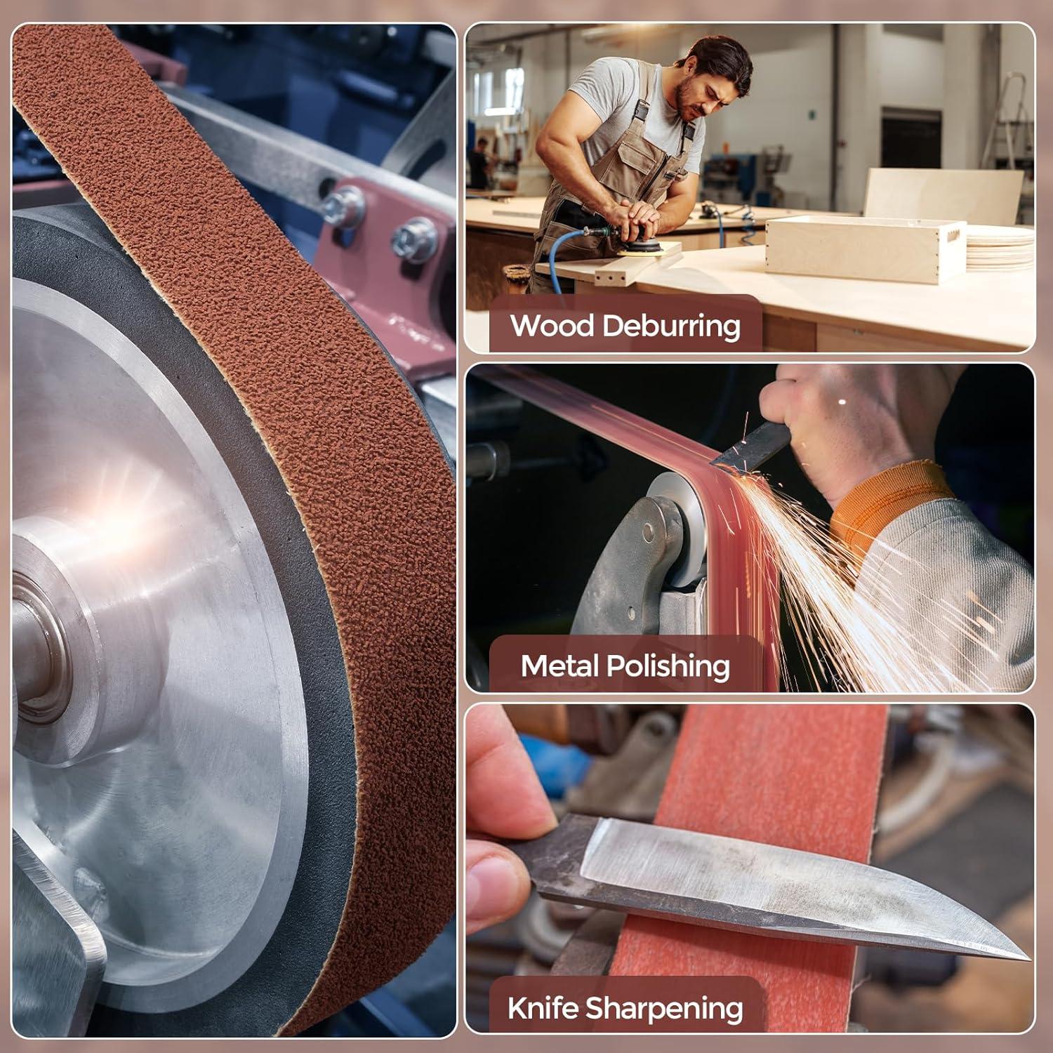 Cinta de Lijado HARFINGTON 30x330mm 120 Granos 10 Pcs