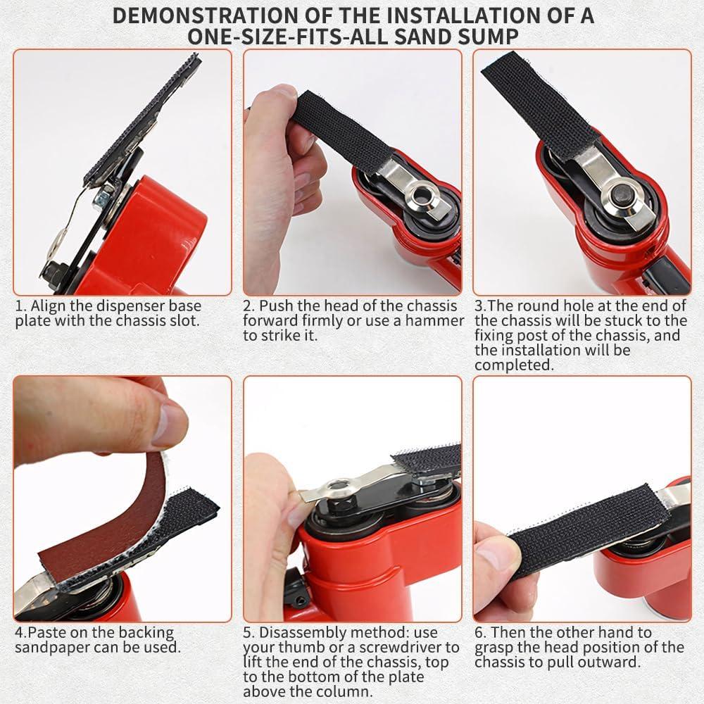 Lijadora de Aire BAUSATZ Mini Neumática 0.23 kg Alta Velocidad
