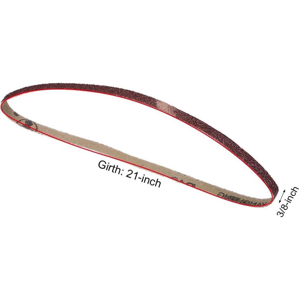 Paquete de 12 Cintas de Lijado TA-VIGOR 1 cm x 53 cm 40 Granos