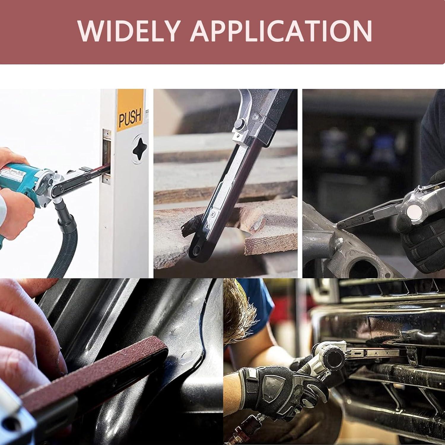 Paquete de 12 Cintas de Lijado TA-VIGOR 1 cm x 53 cm 40 Granos