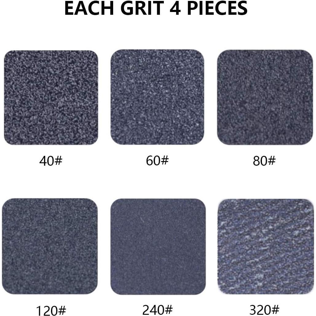 Cintas de Lijado Zivisk 13x457 mm 24 Piezas Granos Variados