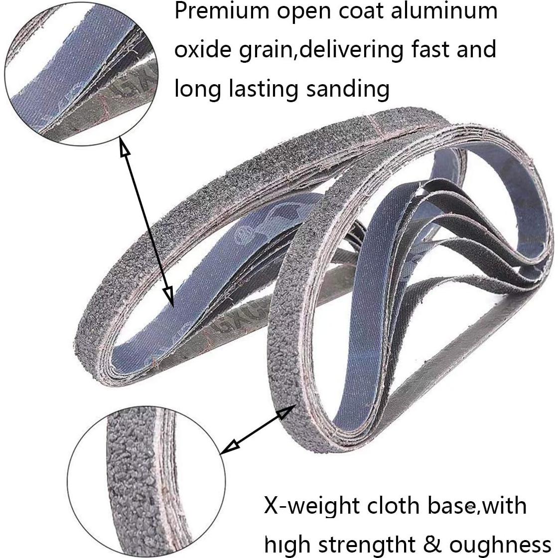 Cintas de Lijado Zivisk 13x457 mm 24 Piezas Granos Variados