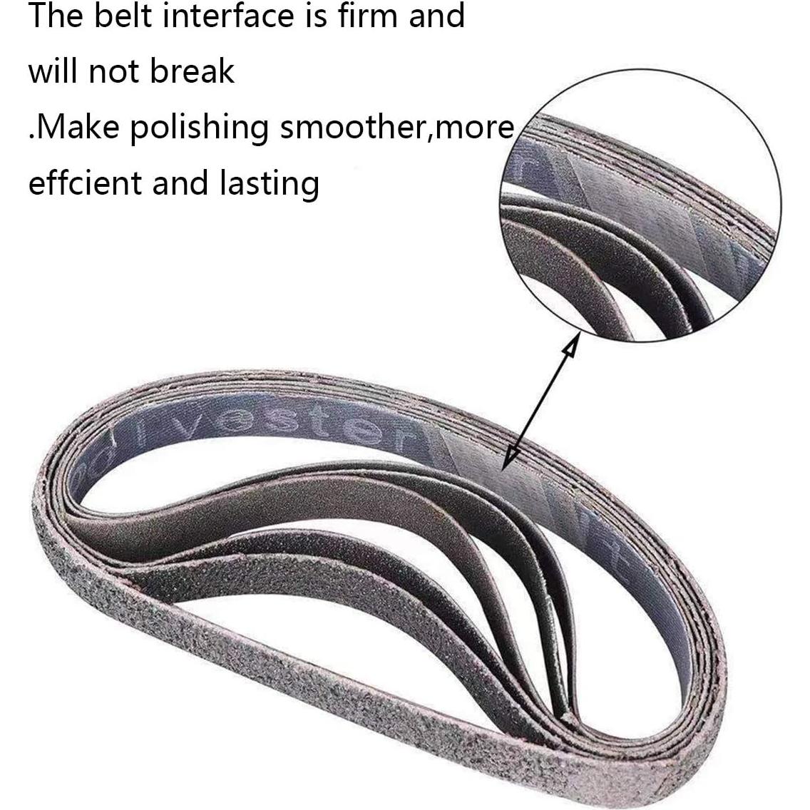 Cintas de Lijado Zivisk 13x457 mm 24 Piezas Granos Variados