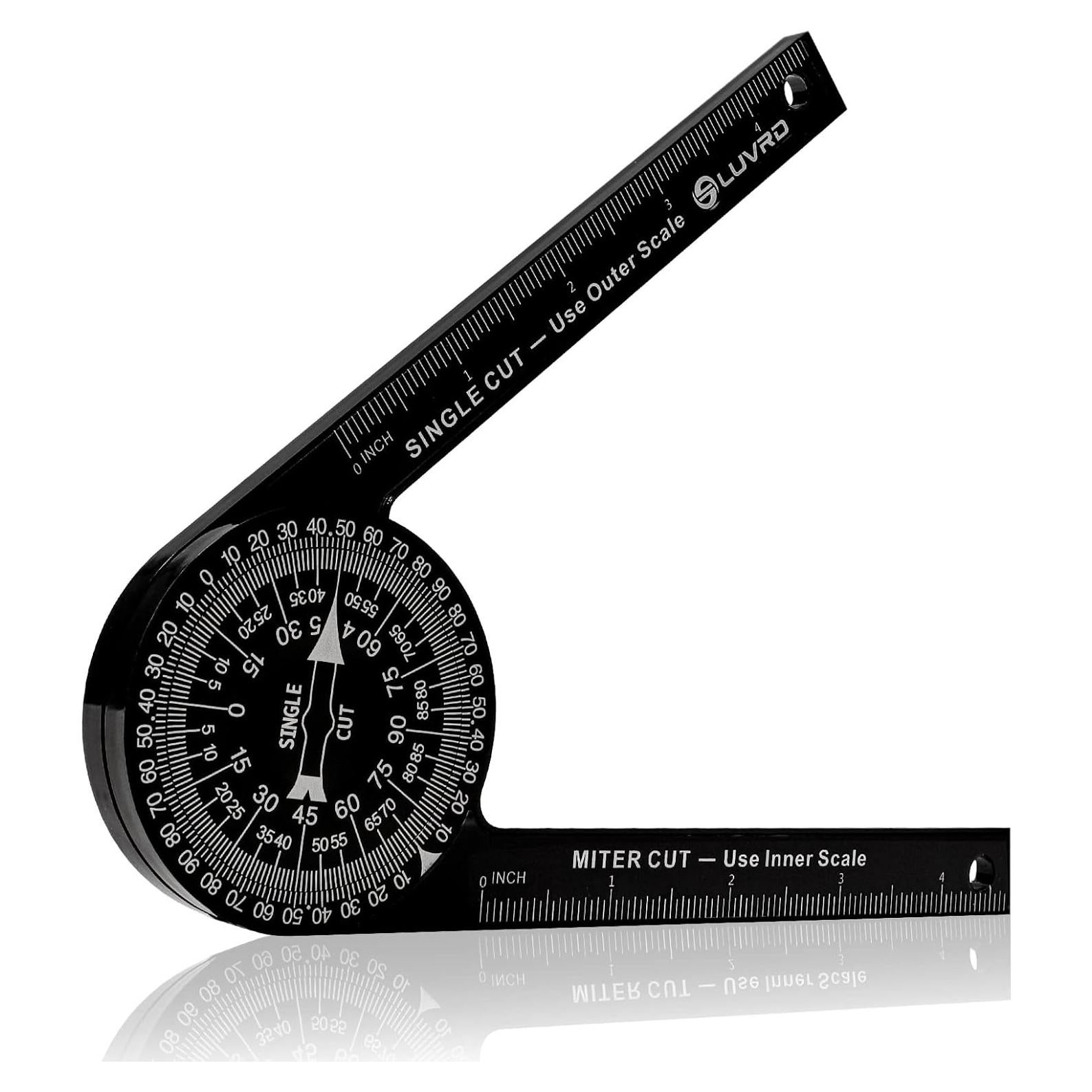 Transportador de Inglete LUVRD MP02 Medidor de Ángulo Preciso