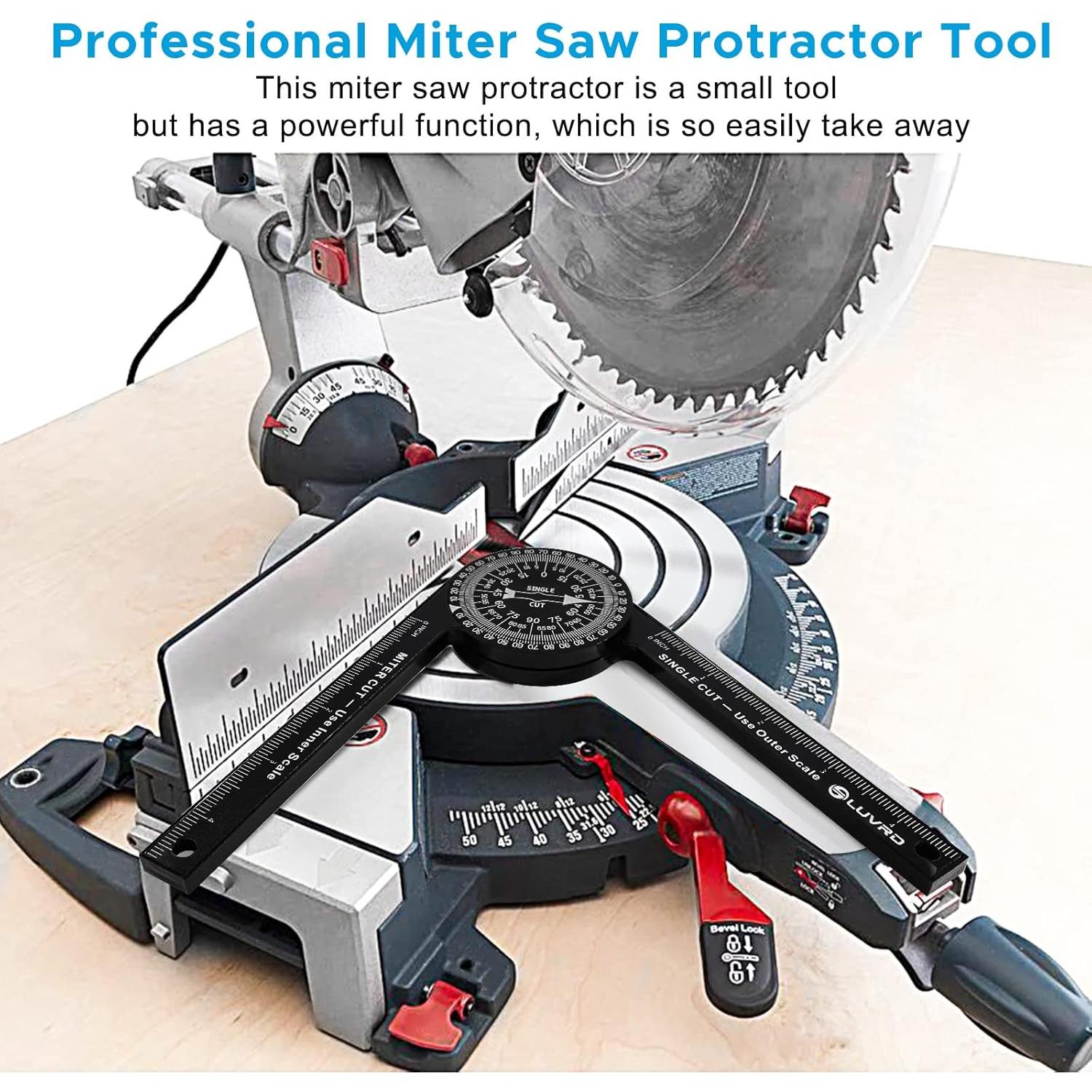 Transportador de Inglete LUVRD MP02 Medidor de Ángulo Preciso