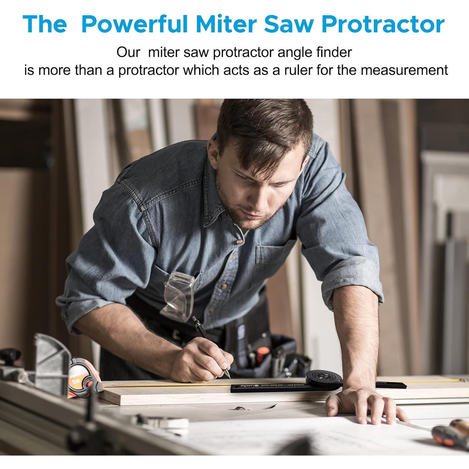 Transportador de Inglete LUVRD MP02 Medidor de Ángulo Preciso