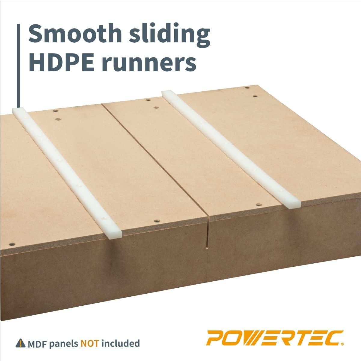 Barra de Inglete HDPE POWERTEC 72213 2PK 17" Accesorios