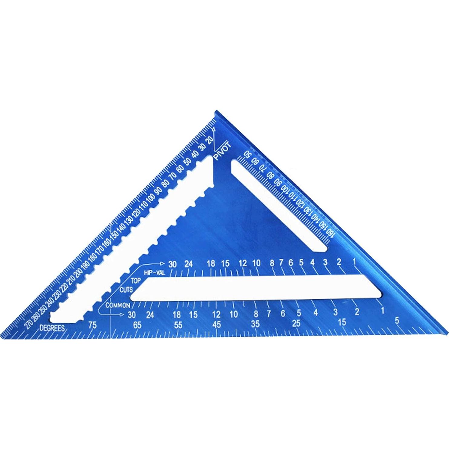 Regla Triangular Tiplusta 31x31x43 cm Aluminio Azul
