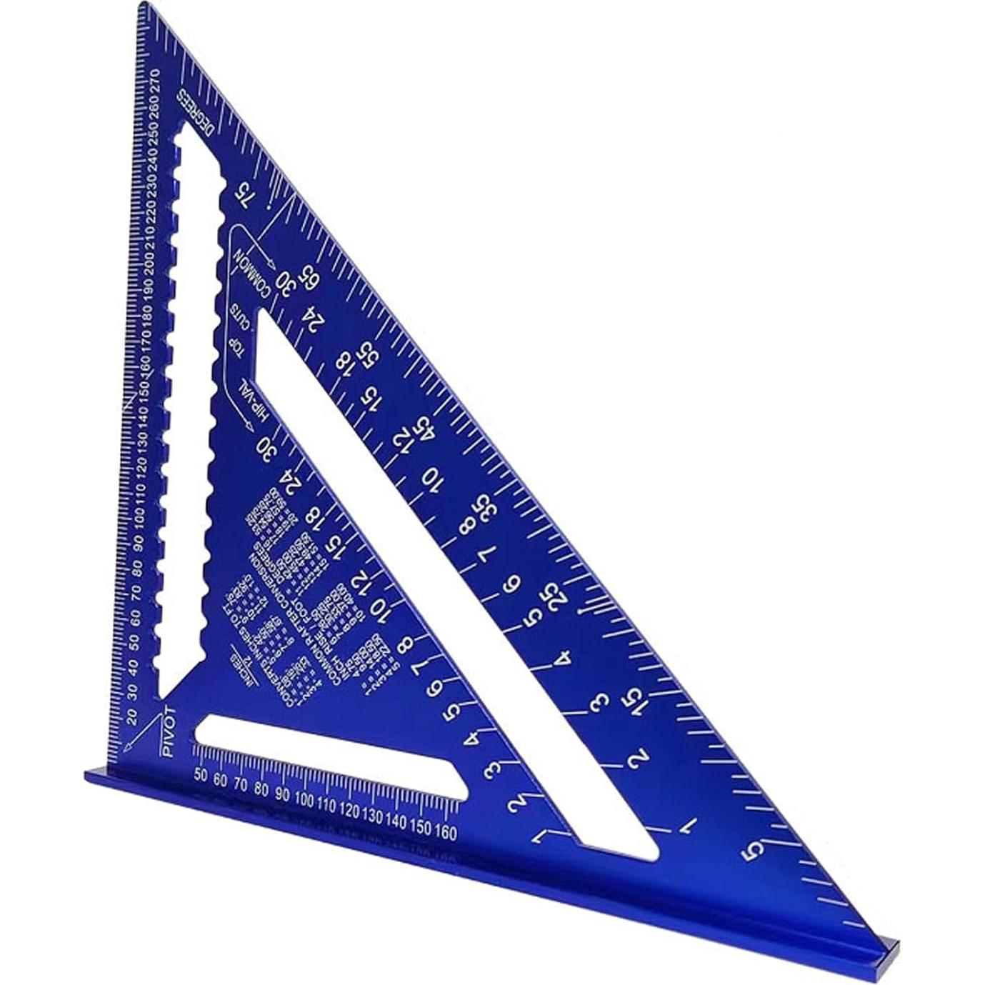 Regla Triangular Tiplusta 31x31x43 cm Aluminio Azul