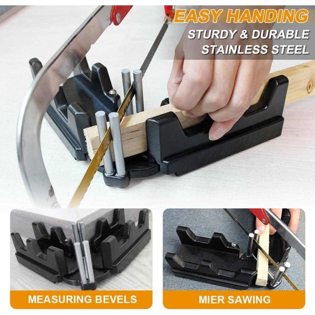 Herramienta de Corte y Medición de Inglete 2 en 1 YQkoop