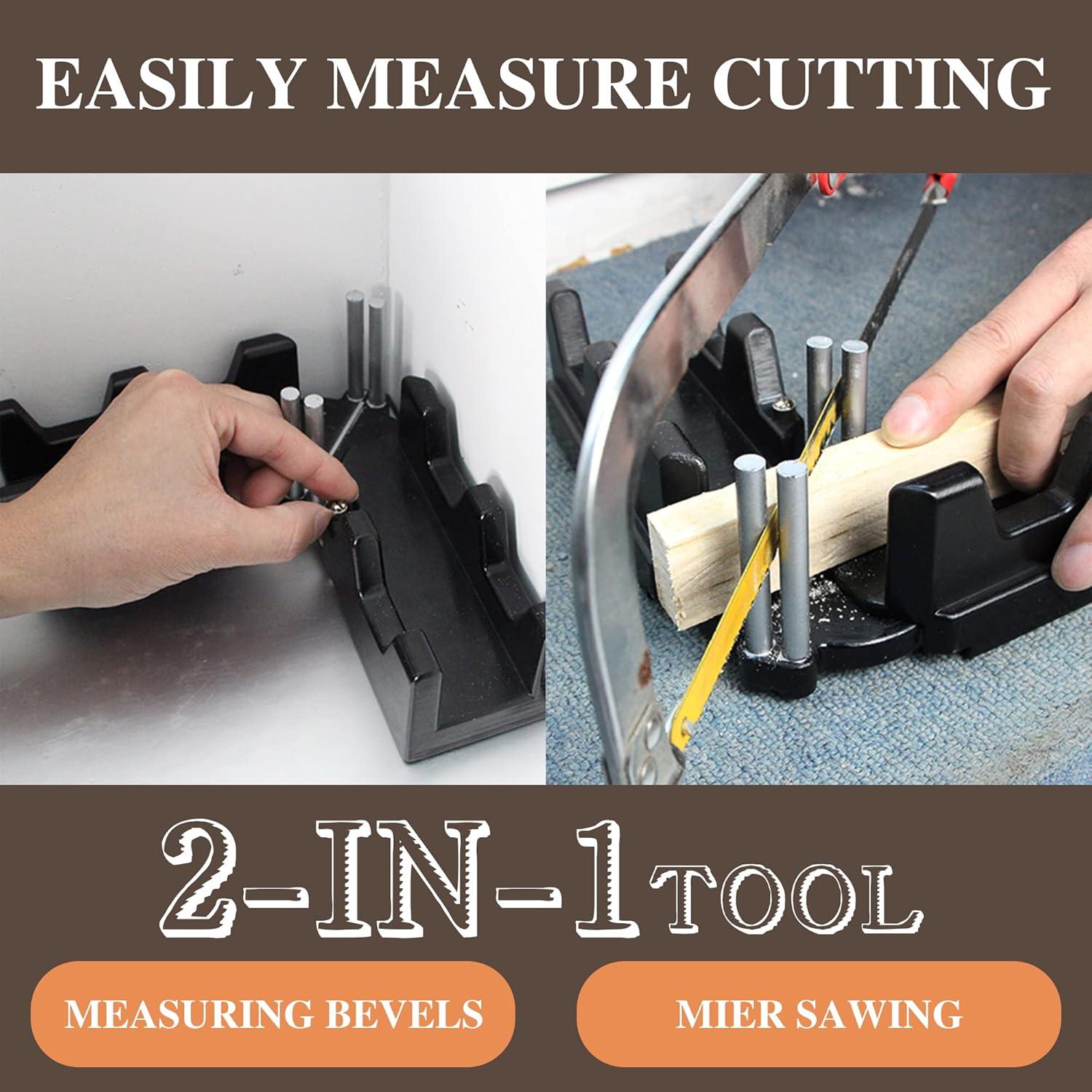 Herramienta de Medición y Corte de Inglete Moonoom 2 en 1