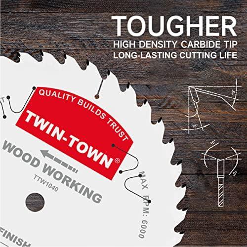 Sierra Circular TWIN-TOWN 25.4cm 40 Dientes Acabado Fino