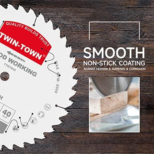 Sierra Circular TWIN-TOWN 25.4cm 40 Dientes Acabado Fino