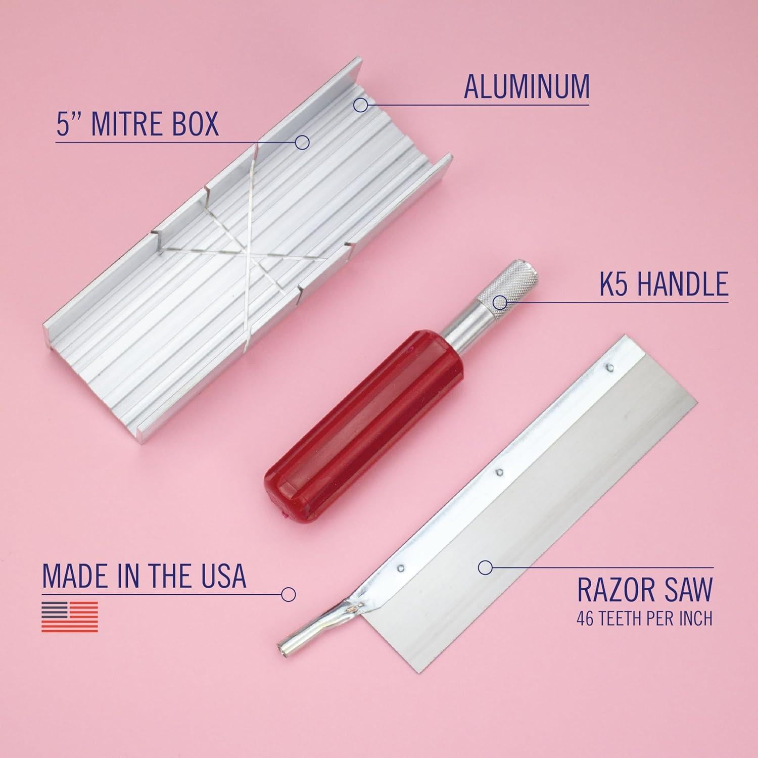 Juego de Caja de Inglete Excel Blades 15.24 cm - Corte Preciso