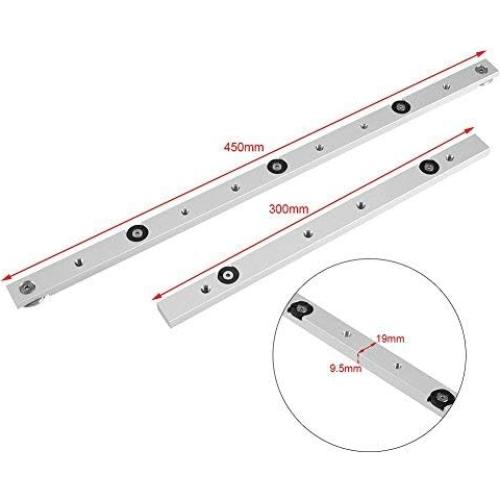 Barra de Inglete Deslizante Mumusuki 300mm para Sierra de Mesa