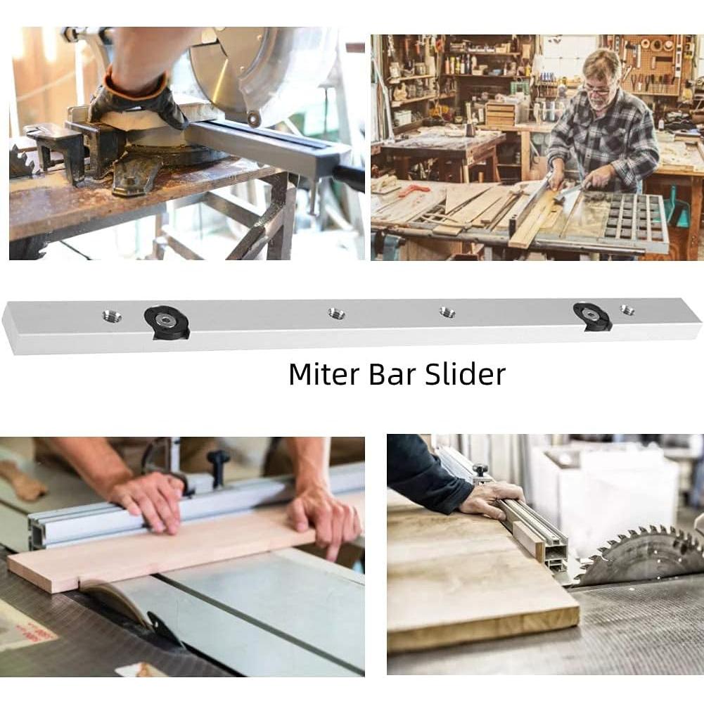 Barra de Inglete Deslizante Mumusuki 300mm para Sierra de Mesa