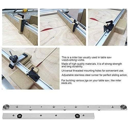 Barra de Inglete Deslizante Mumusuki 300mm para Sierra de Mesa